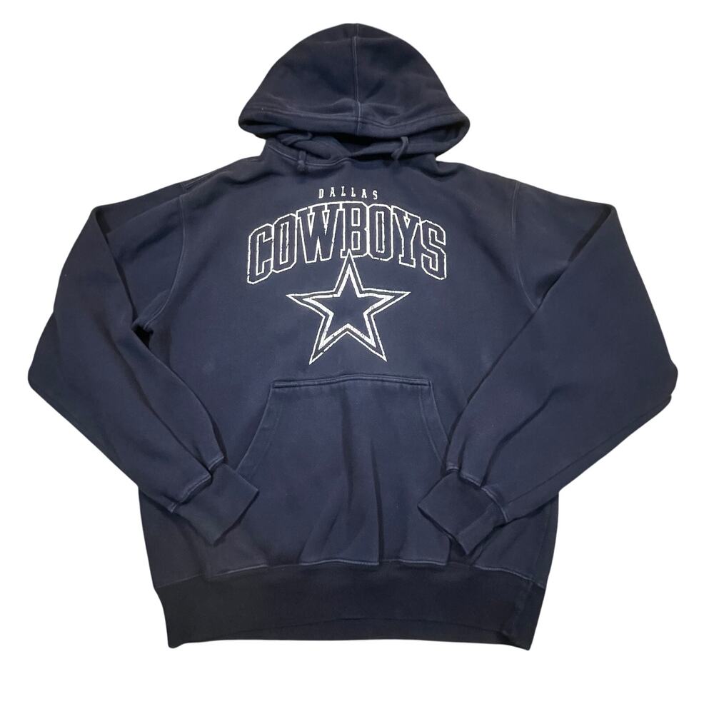 Dallas Cowboys Hoodie Mens M Blue Pullover Sweatshirt‎ NFL Football